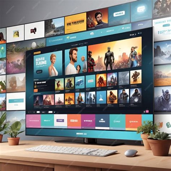 Modern streaming platform interface
