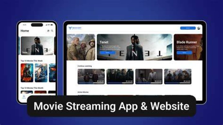 Streaming platform homepage